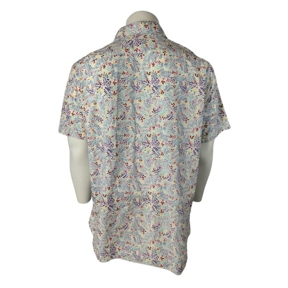 Daniel Cremieux Colorful Mens Button Down Short Sleeve Shirt Size XL Casual Look - Picture 3 of 10